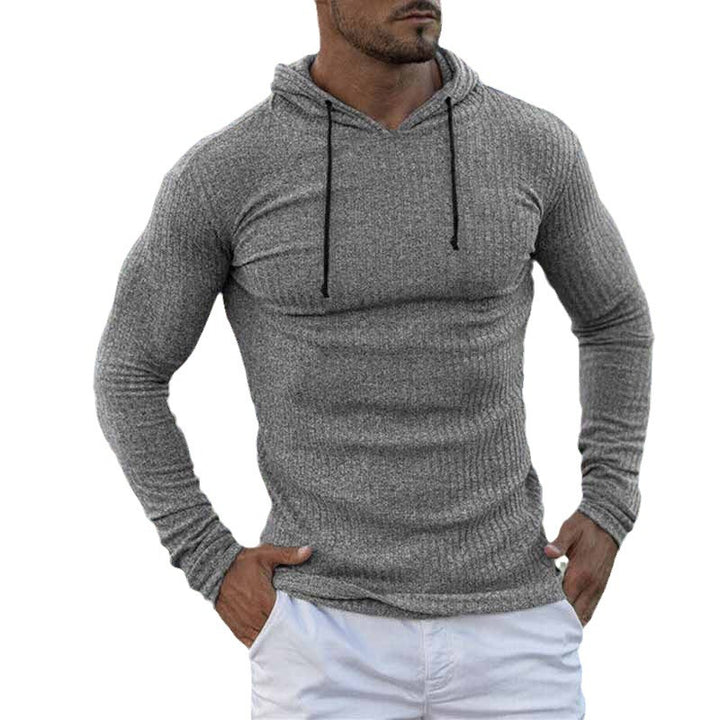 Herren Hoodie mit Rippstruktur und weitem Schnitt Echoarchiv