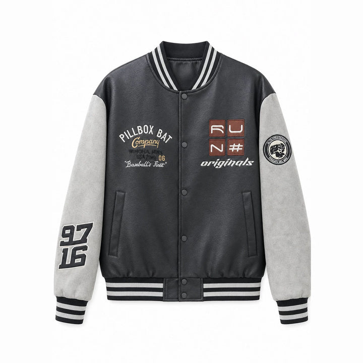 Herren Modische Baseballjacke Echo Archiv