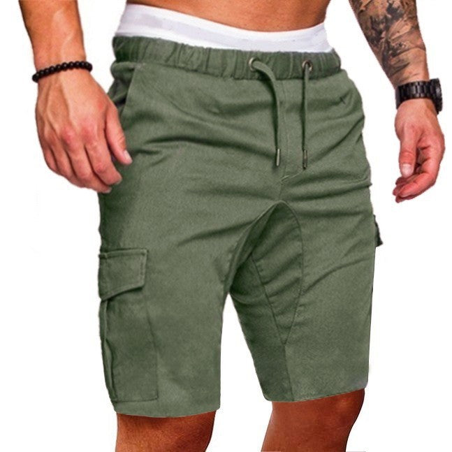 Herren Cargo-Shorts mit verstellbarem Bund und tiefen Taschen Echoarchiv