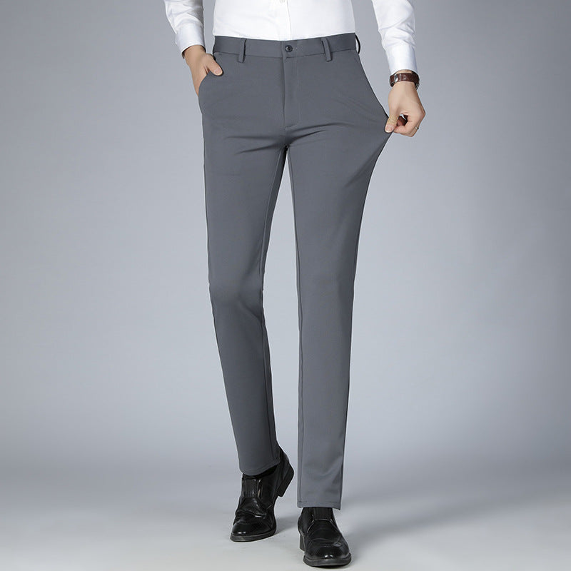 Herren elegante Anzughose mit schmalem Schnitt Echoarchiv