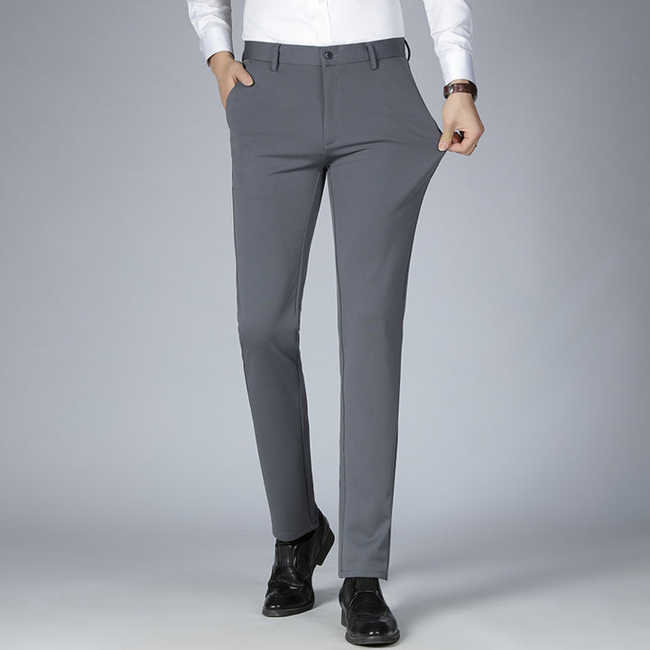 Herren elegante Anzughose mit schmalem Schnitt Echoarchiv