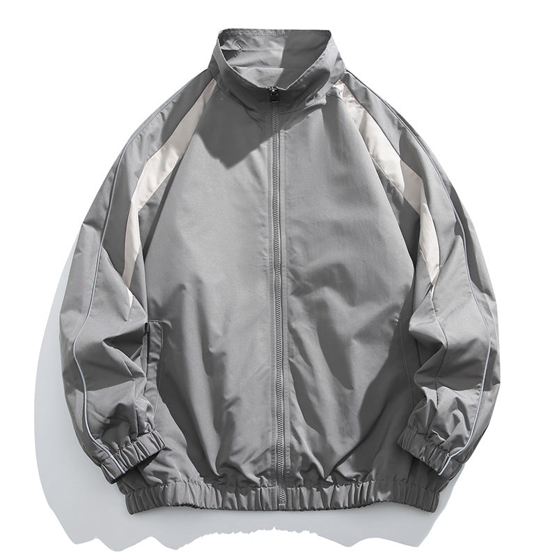 Herren Sportliche Trainingsjacke mit hohem Kragen Echo Archiv