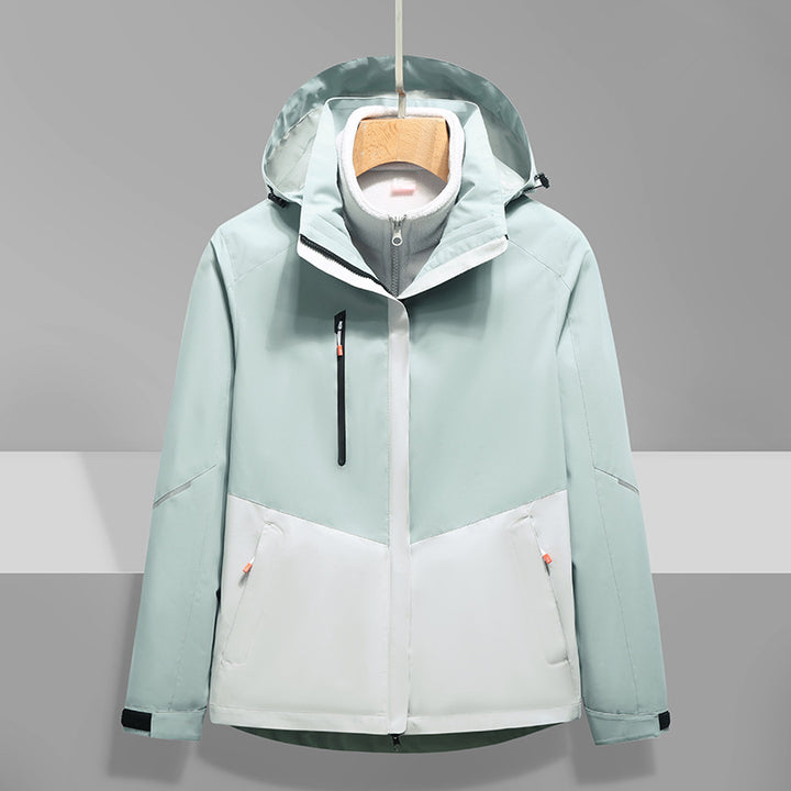 Herren Softshell-Outdoorjacke mit Kapuze, wind- und wasserdicht Echo Archiv