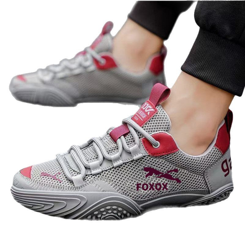 Herren Atmungsaktiver Mesh-Trail-Sneaker mit verstärkter Profilsohle und gepolstertem Komfortschaft Echoarhiv – Tavélo