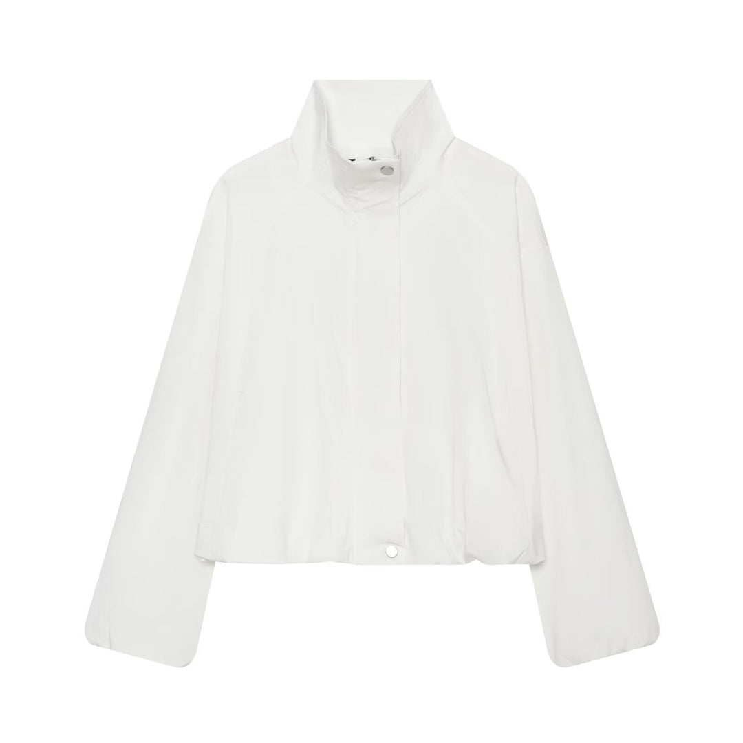 Damen Leichte Kurzjacke mit Stehkragen und Raglanärmeln Echo Archiv