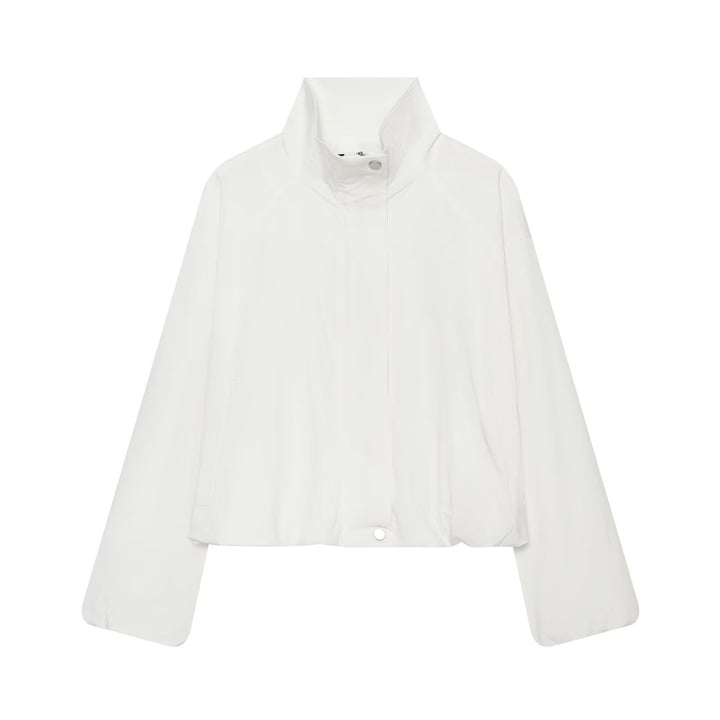 Damen Leichte Kurzjacke mit Stehkragen und Raglanärmeln Echo Archiv