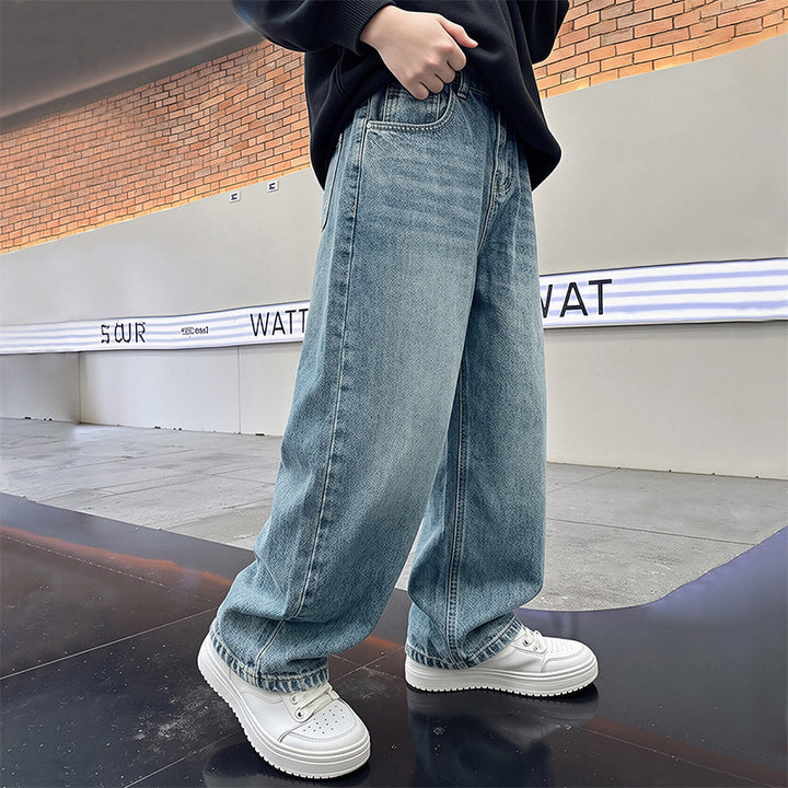 Unisex weite Jeans mit modernem Schnitt Echo Archiv