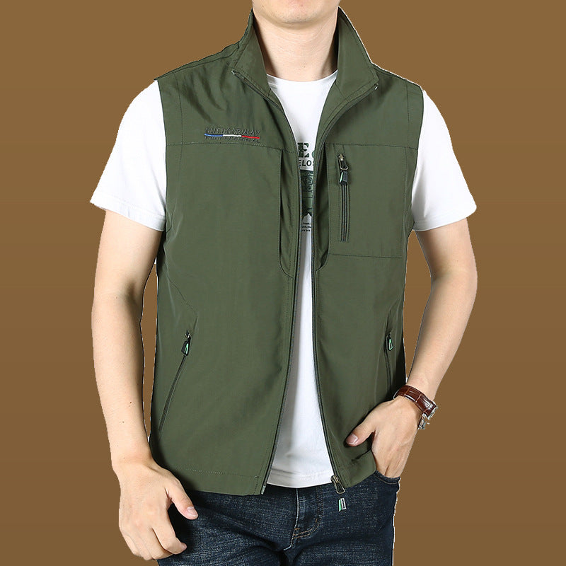 Herren Multifunktionale Outdoor-Weste Echo Archiv