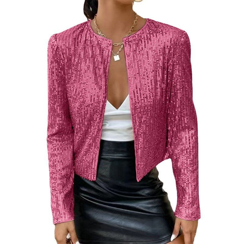 Damen Glitzernde Strickjacke Echoarchiv