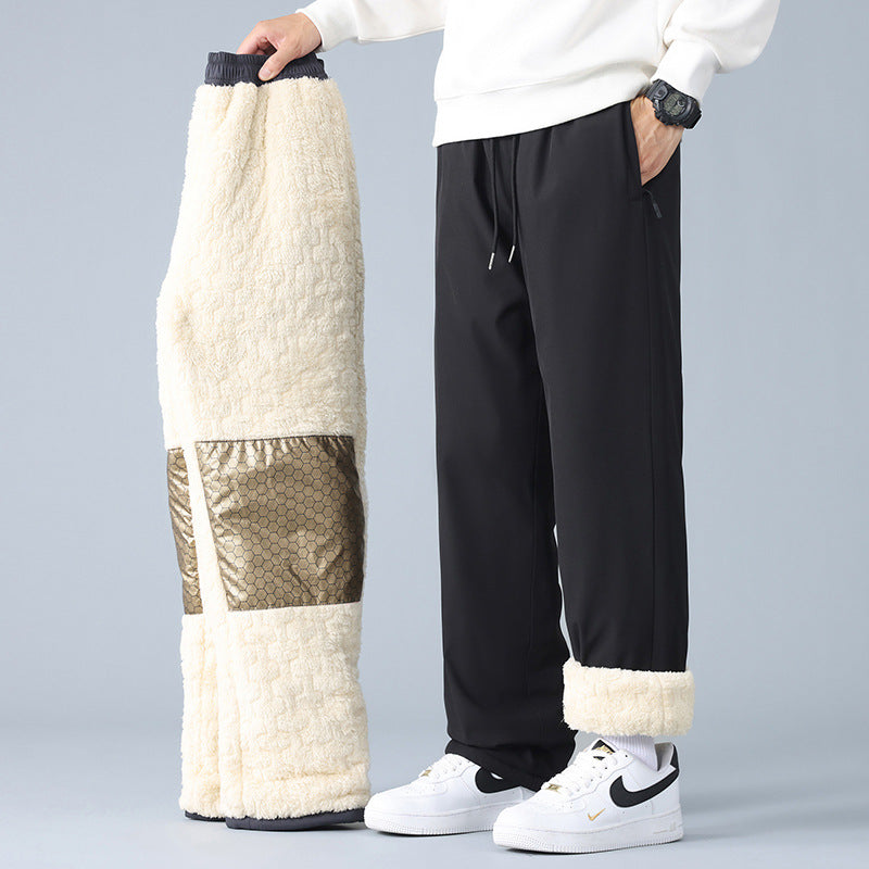 Herren Sportliche Fleece-Jogginghose mit innovativem Design