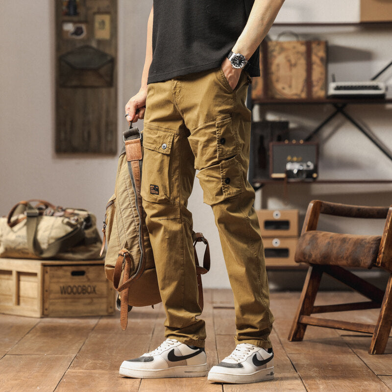 Herren robuste Cargo-Hose mit multifunktionalen Taschen Echoarchiv