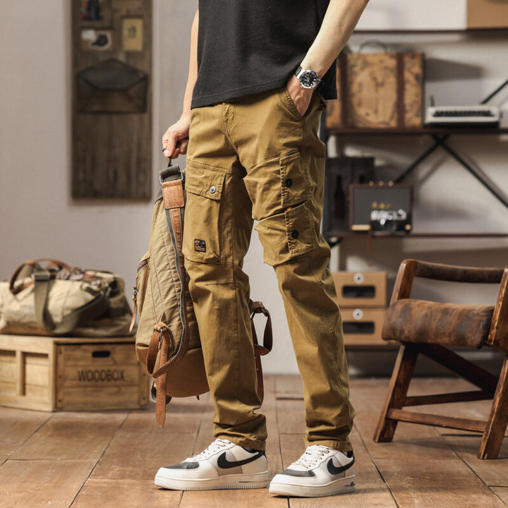 Herren robuste Cargo-Hose mit multifunktionalen Taschen Echoarchiv