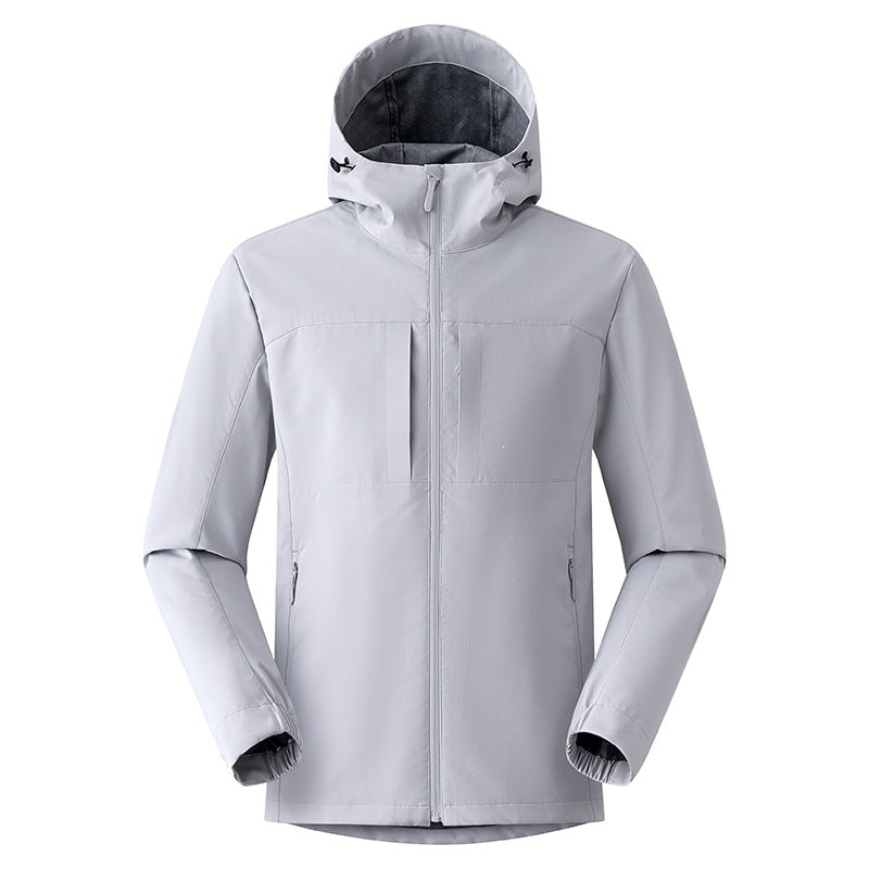 Herren Leichte Allround‑Softshelljacke mit thermoregulierender Membran, ergonomischem Schnitt & verdeckter Brusttasche Echoarchiv