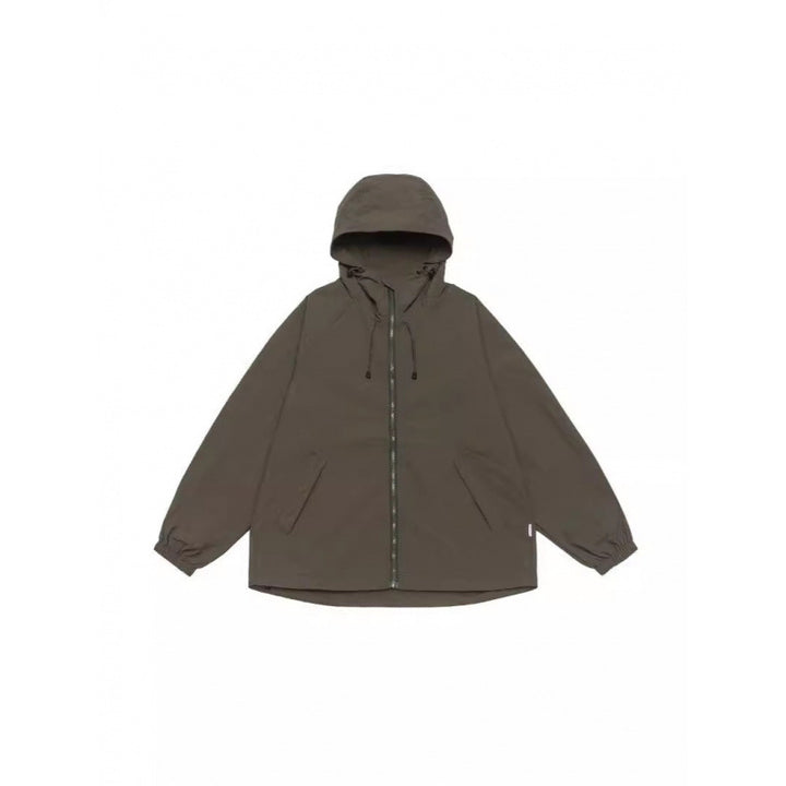 Unisex Weitgeschnittene Kapuzenjacke im Parka‑Style mit verlängertem Rückenteil und Tunnelzug Echo Archiv