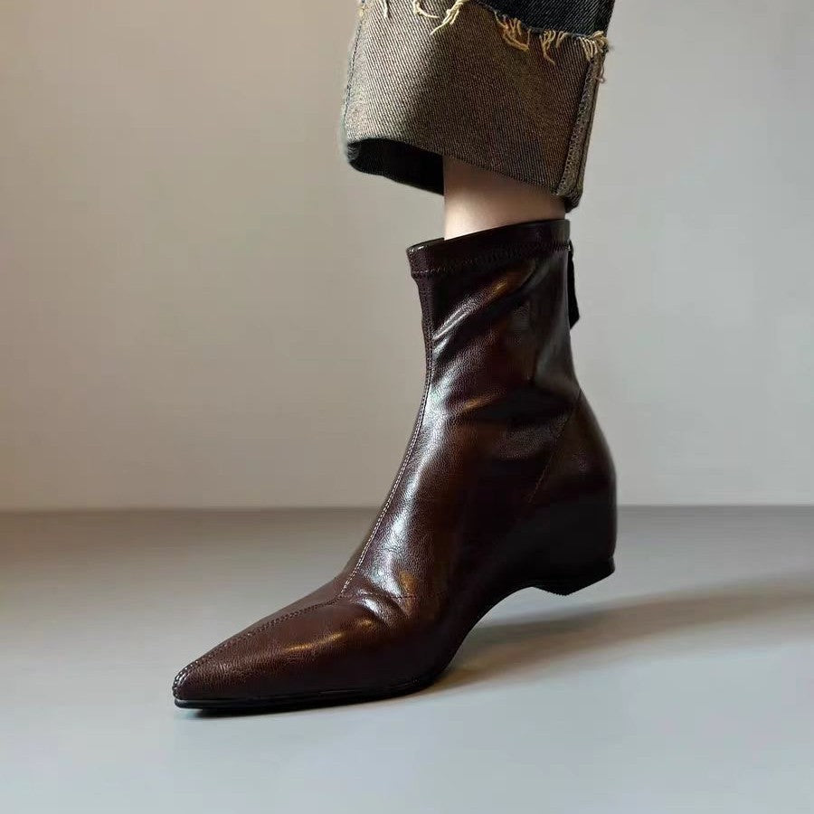 Damen Elegante spitze Stiefeletten Echo Archiv