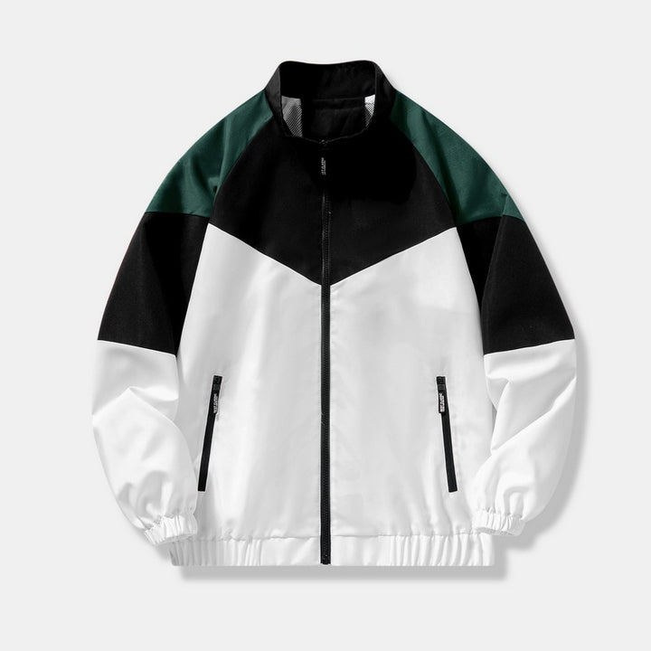 Herren Sportliche Übergangsjacke mit hohem Kragen und Reißverschluss Echo Archiv