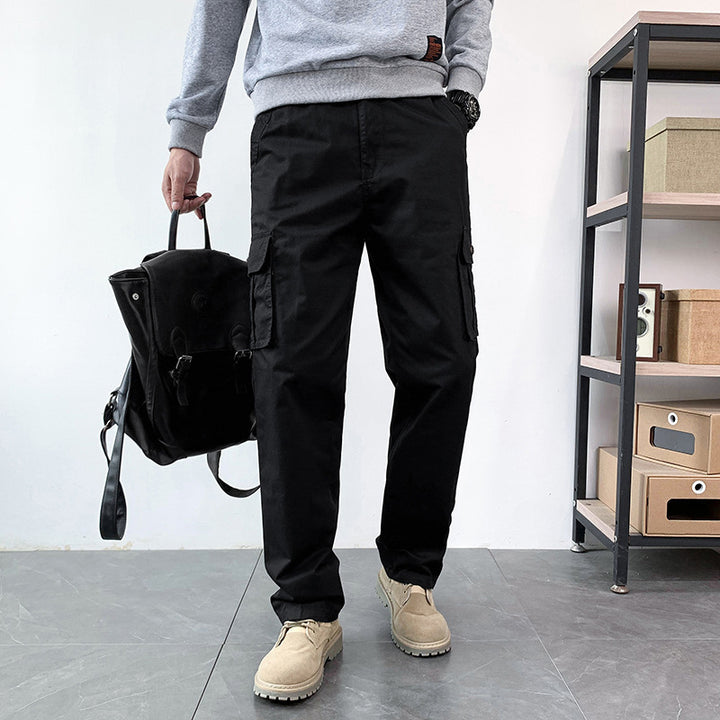 Herren Straight-Fit Cargohose mit Mehrfachtaschen und legerer Passform Echo Archiv