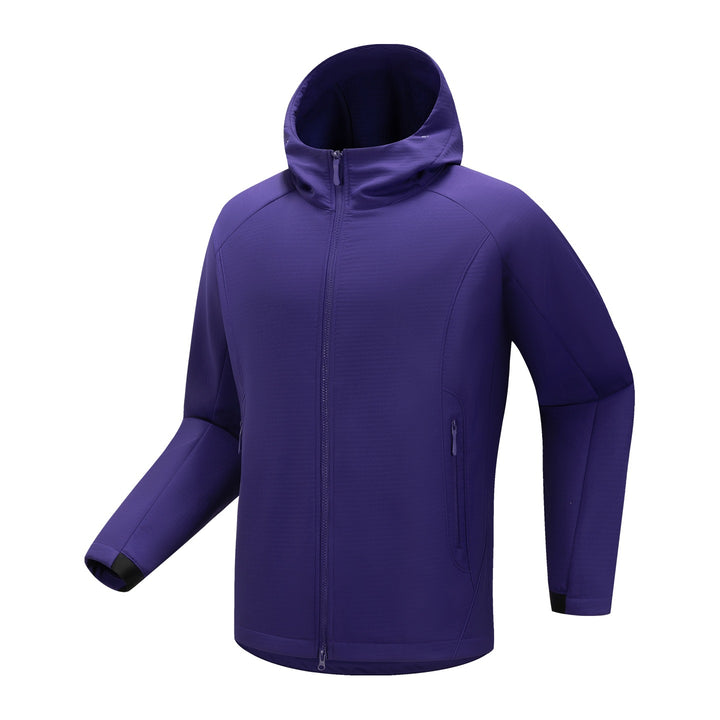 Herren Softshell-Funktionsjacke mit Wattierung, Kapuze & Zwei-Wege-Reißverschluss Echoarchiv