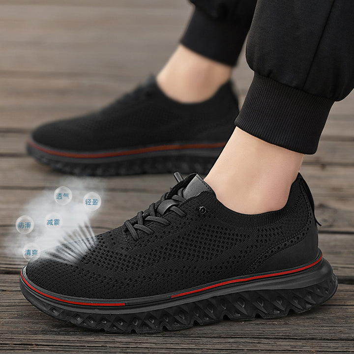 Herren nan atmungsaktive Strick-Sportschuhe mit stoßdämpfender Wabensohle Echo Archiv