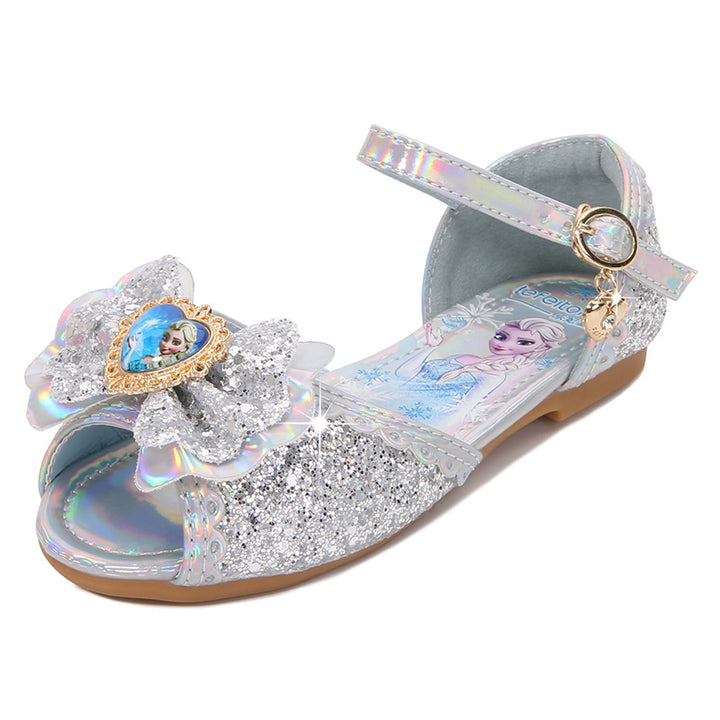 Mädchen Glitzernde Sandalen mit einzigartigem Blumenmotiv Echo Archiv