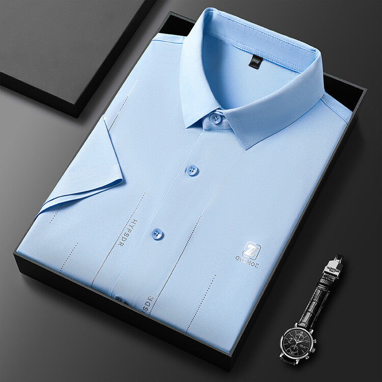 Herren sportliches Kurzarmhemd mit innovativer Feuchtigkeitsregulierung Echoarchiv