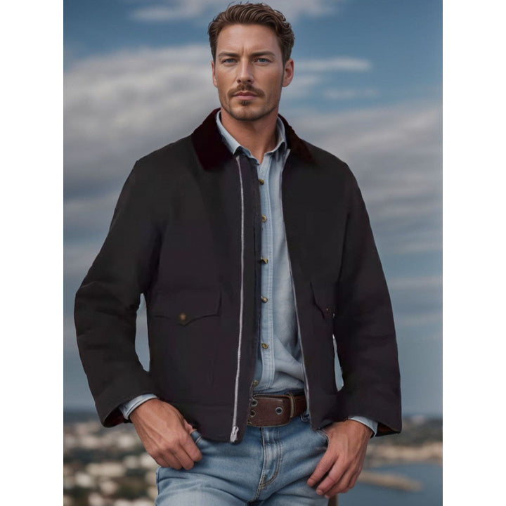 Herren leichte Utility-Jacke mit praktischen Taschen Echoarchiv