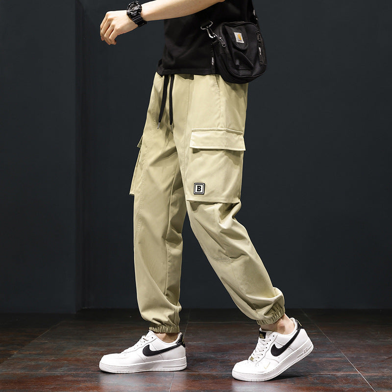 Herren Cargo-Hose mit elastischem Bund und praktischen Taschen Echoarchiv