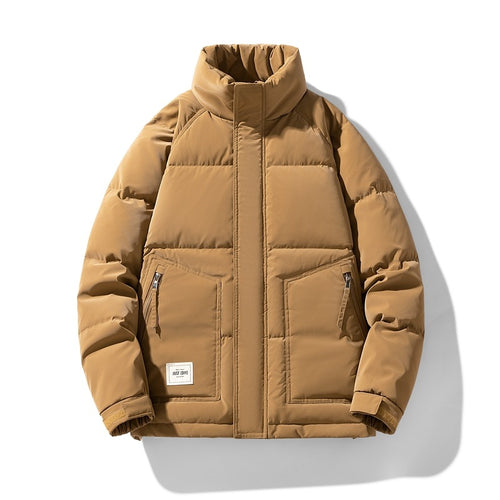 Herren isolierte Pufferjacke mit höherem Kragen Echoarchiv