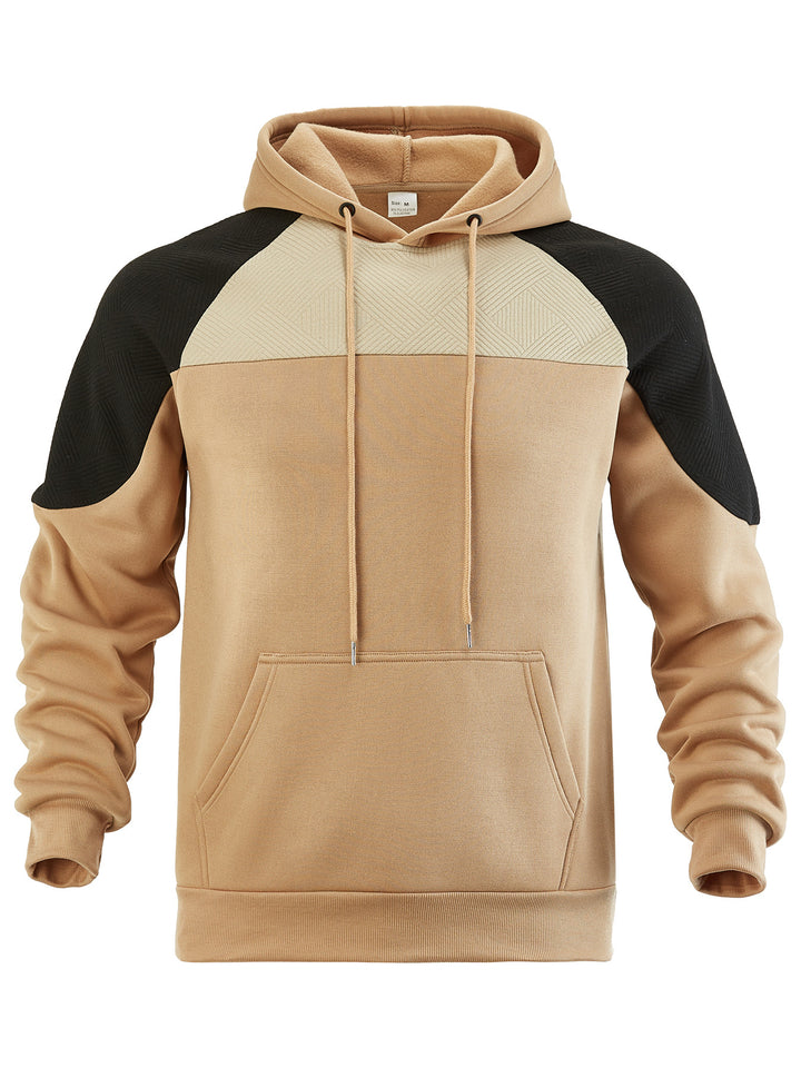Herren Kapuzenpullover mit innovativem Design und gestreiften Ärmeln Echoarchiv