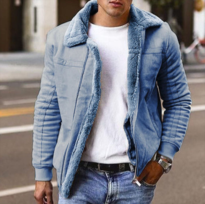 Herrenjacke mit wärmendem Sherpa-Futter Echoarchiv