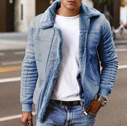 Herrenjacke mit wärmendem Sherpa-Futter Echoarchiv