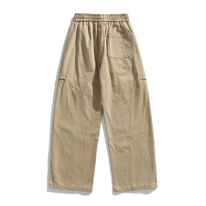 Herren Weite Cargo-Jogginghose im Baggy‑Schnitt mit Kordelbund & Mehrfachtaschen Echoarchiv