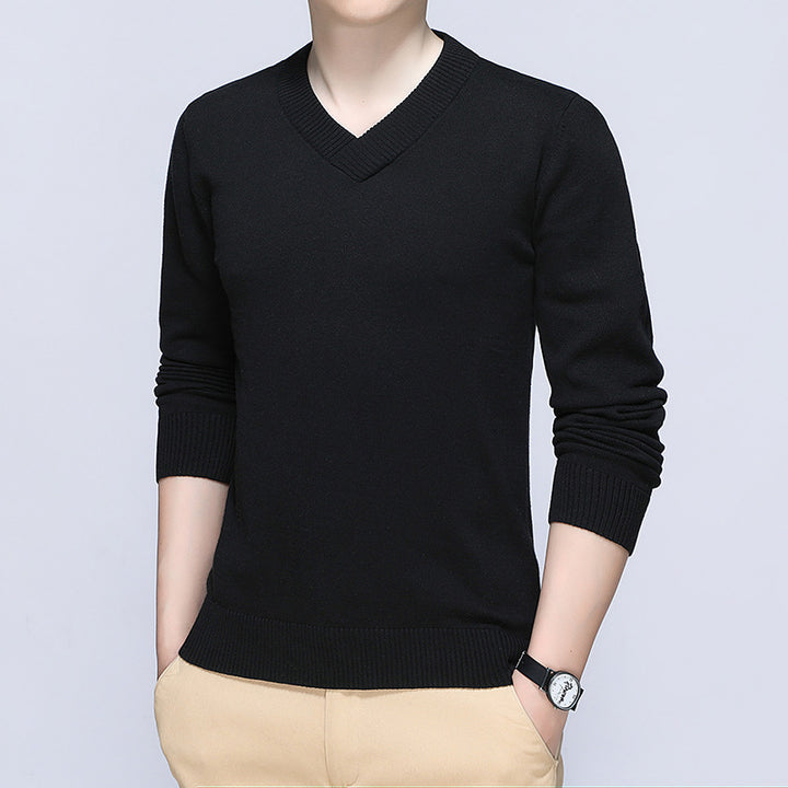 Herren Eleganter V-Ausschnitt Pullover Echo Archive