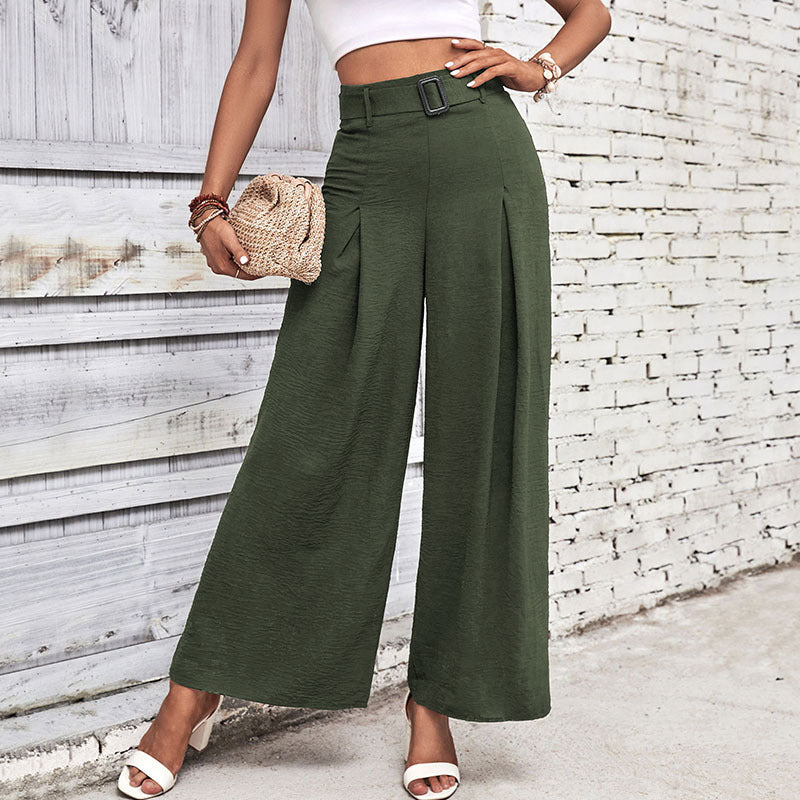 Damen Weitgeschnittene Hose mit Taillenkordel Echo Archiv