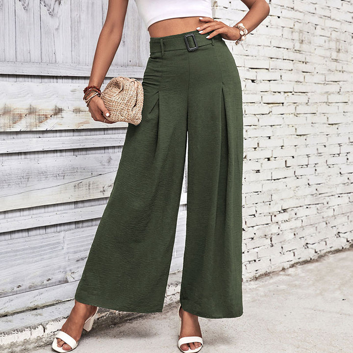 Damen Weitgeschnittene Hose mit Taillenkordel Echo Archiv