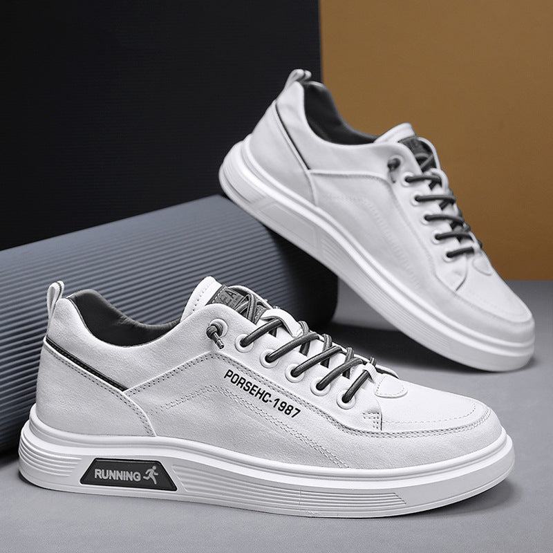 Unisex leichte Canvas-Sneaker mit erhöhtem Plateau-Laufsohle und atmungsaktivem Textiloberteil – Norré