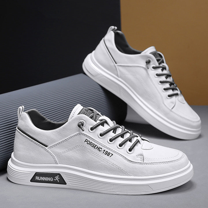 Unisex leichte Canvas-Sneaker mit erhöhtem Plateau-Laufsohle und atmungsaktivem Textiloberteil – Norré