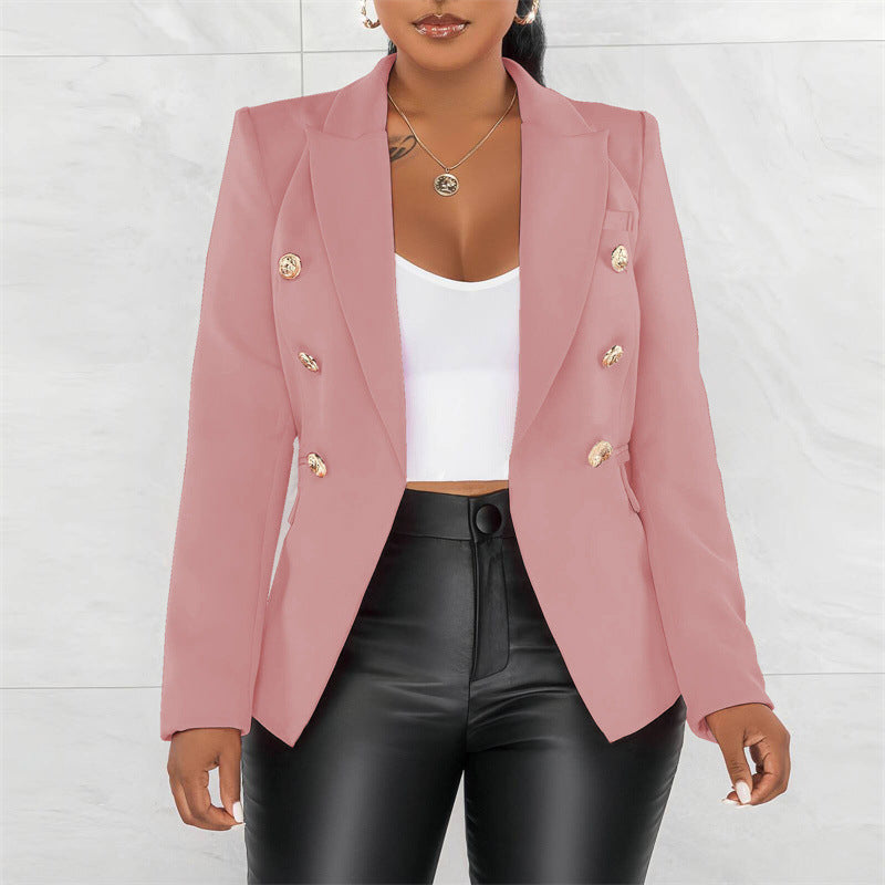 Damen Modischer Doppelt Gepknöpfter Blazer Echo Archiv