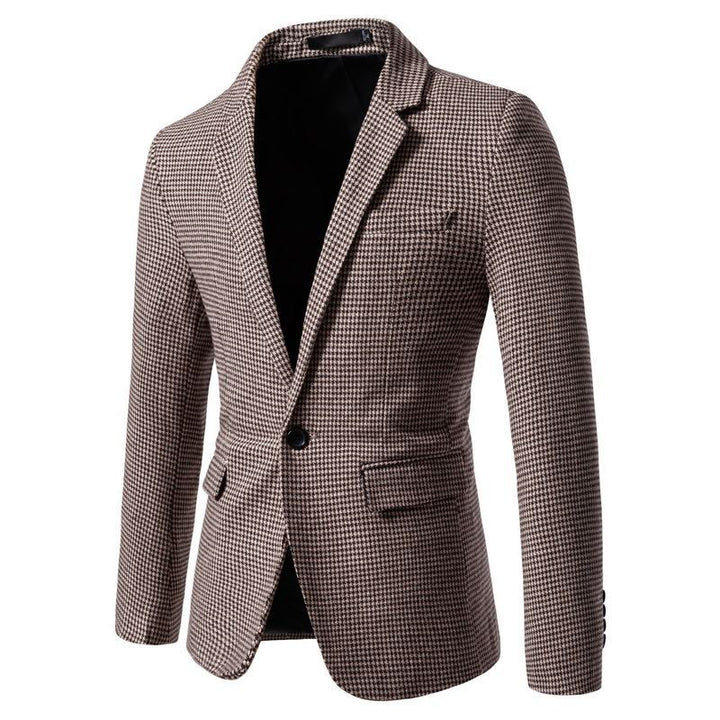 Herren eleganter Blazer im Karomuster Echoarchiv