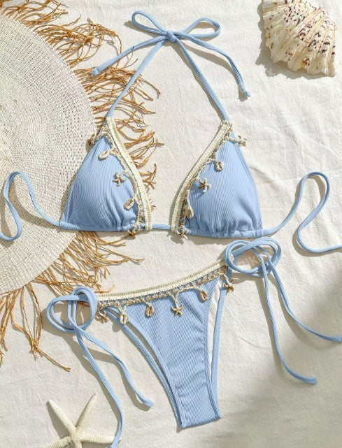 Damen Triangel-Bikini mit raffinierten Schmuckdetails Echo Archiv
