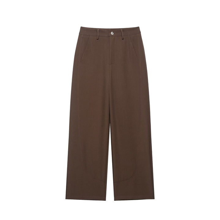 Damen Zweiteiliges Set aus asymmetrischer Rollkragenbluse und weiter Culottehose Echo Archiv