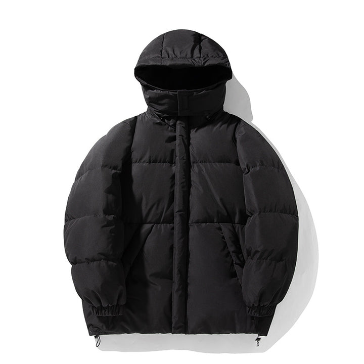 Unisex Daunenoptik-Kapuzenparka mit hohem Kinnschutz, verdecktem Reißverschluss und Tunnelzug Echo Archiv