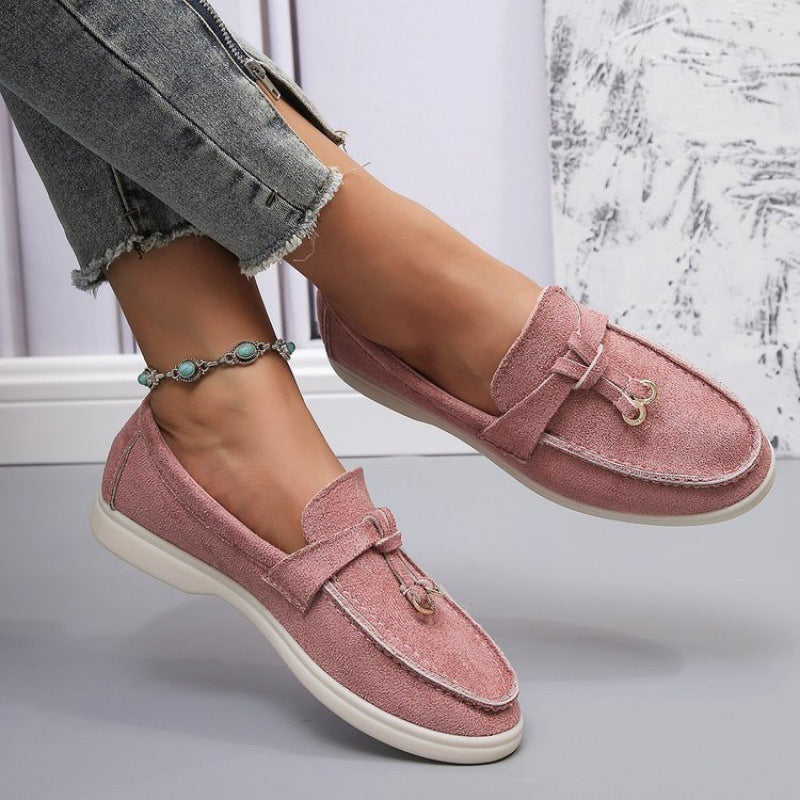 Damen nan bequeme Slip-On Loafer mit dekorativem Quastenbesatz und ergonomischer Gummisohle Echo Archiv