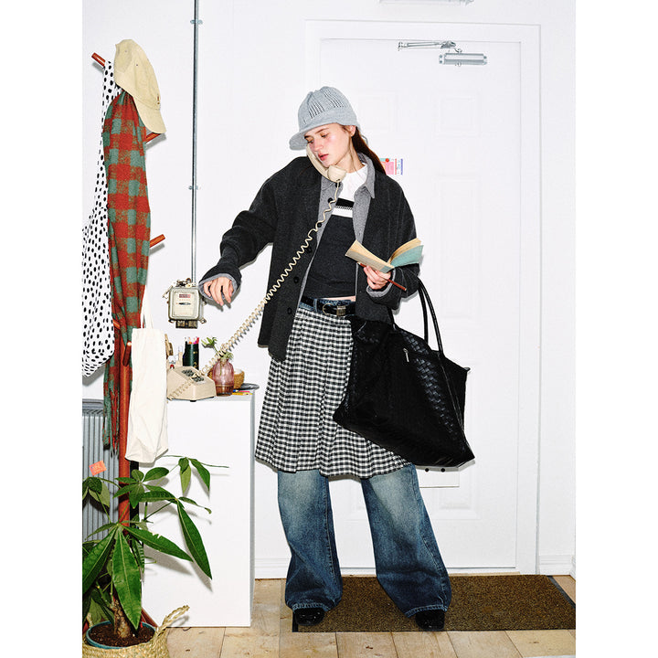 Herren Kurzblouson im Layer‑Look mit Kontrastkragen Echoarchiv