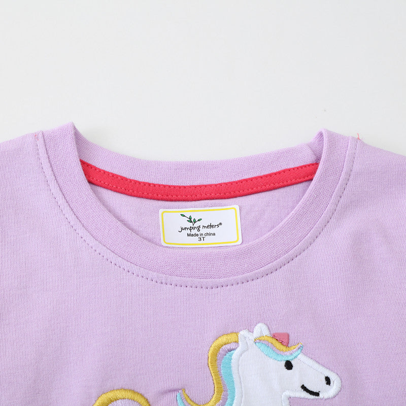 Mädchen Tüllkleid mit feiner Einhorn-Stickerei Echo Archiv