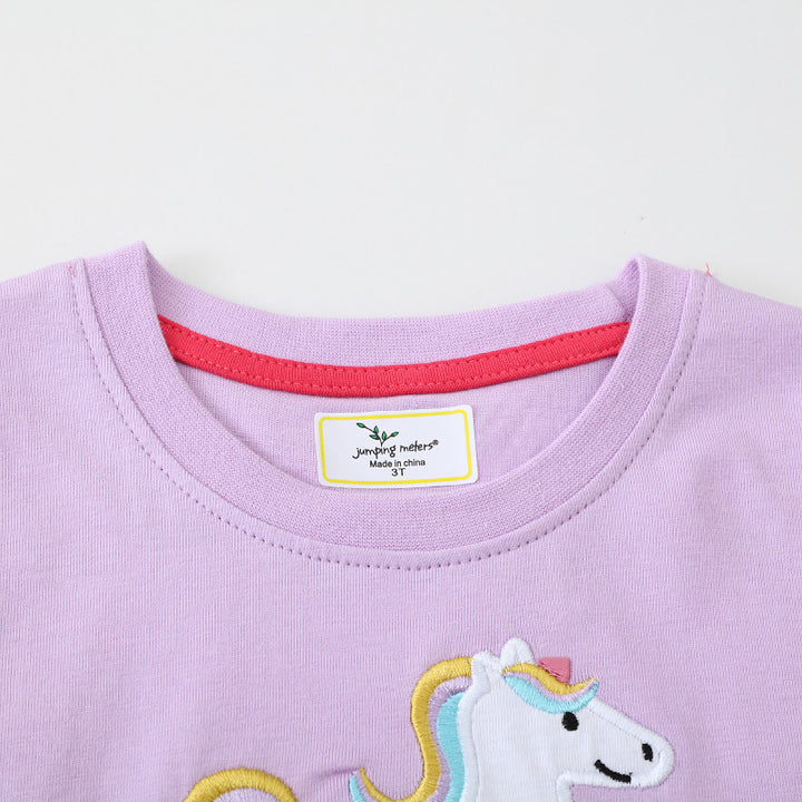 Mädchen Tüllkleid mit feiner Einhorn-Stickerei Echo Archiv