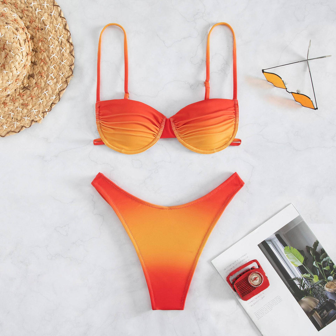 Damen Push-Up Bikini mit innovativem Farbverlauf Echo Archiv