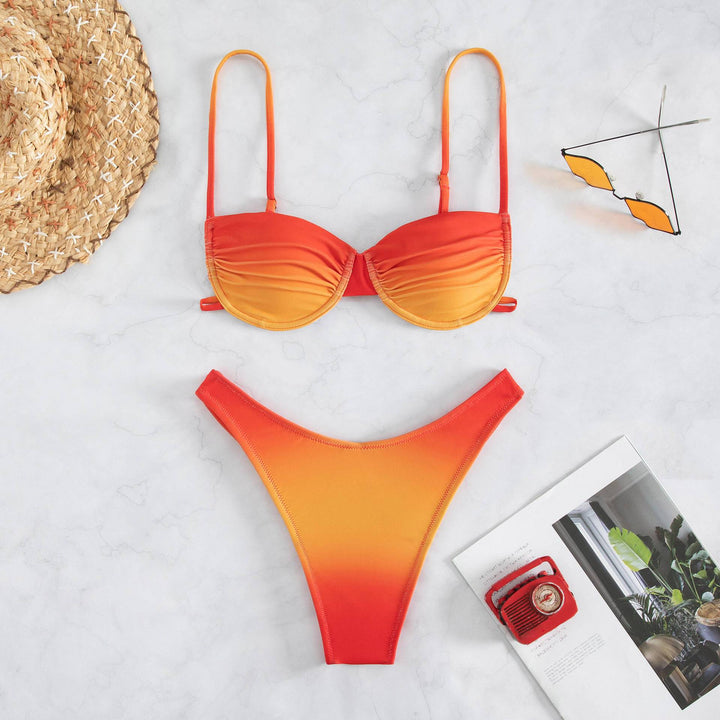 Damen Push-Up Bikini mit innovativem Farbverlauf Echo Archiv