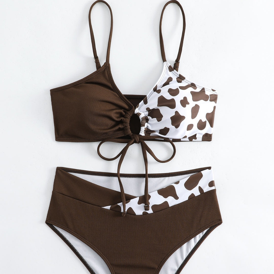 Damen Triangel-Bikini mit verstellbaren Bindebändern und innovativem Design Echo Archiv
