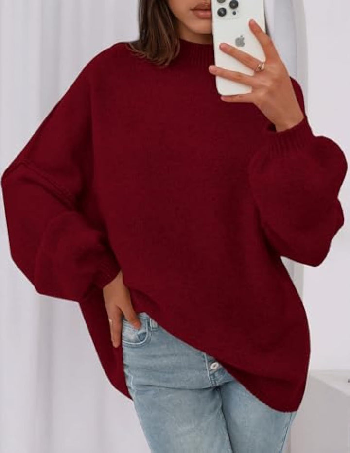 Damen Weicher Oversized Pullover Echo Archiv